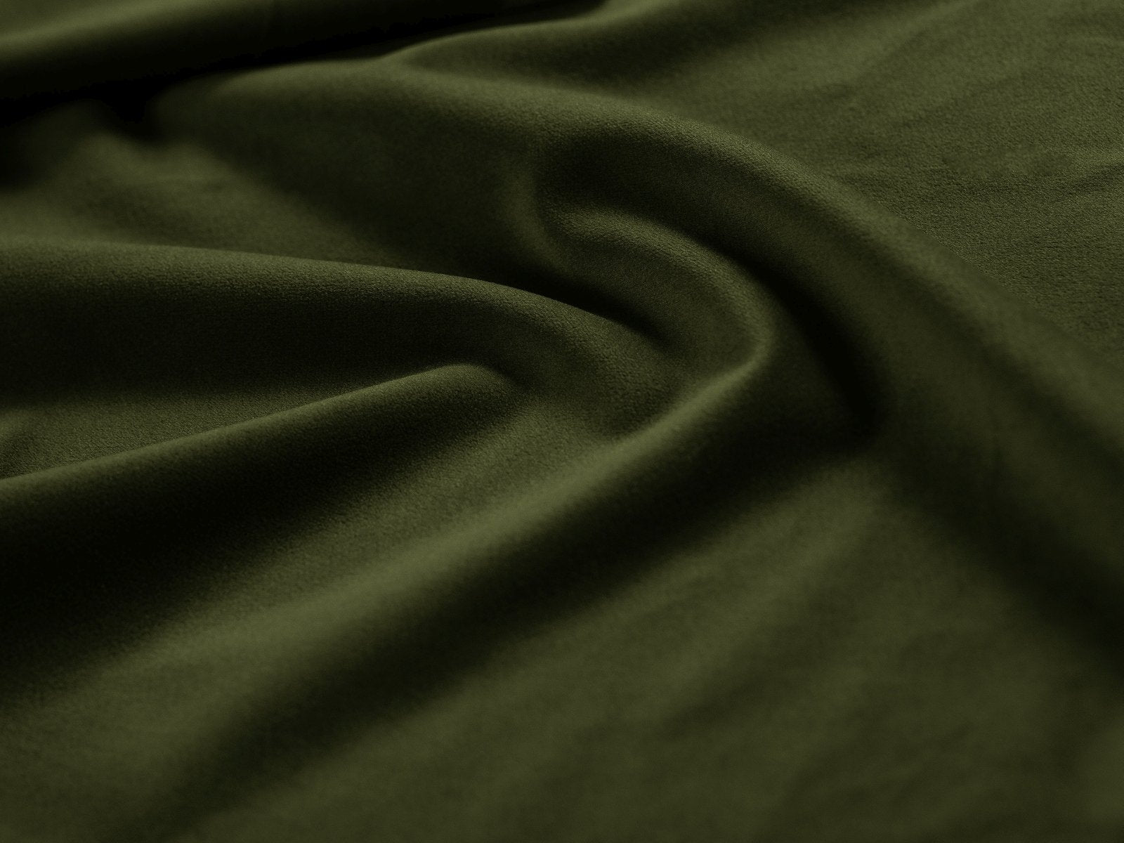 Sofa sametová 3-osobová GEORGIA zelená