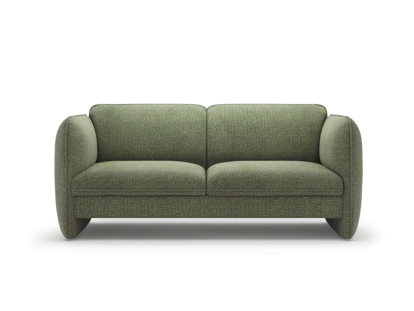 Sofa pro 2 osoby GEORGIA zelený šenil