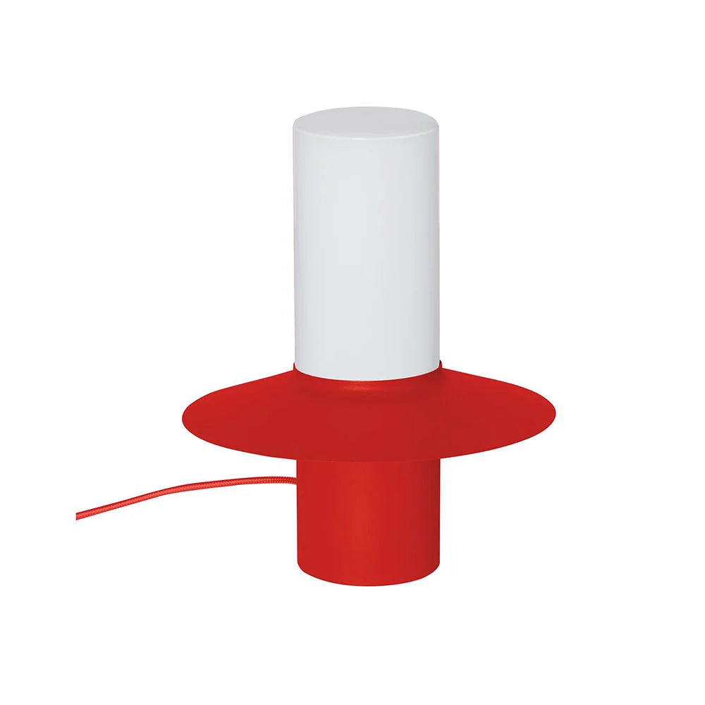 Lampa stołowa CAPONIO czerwono-pomarańczowy – Ummo