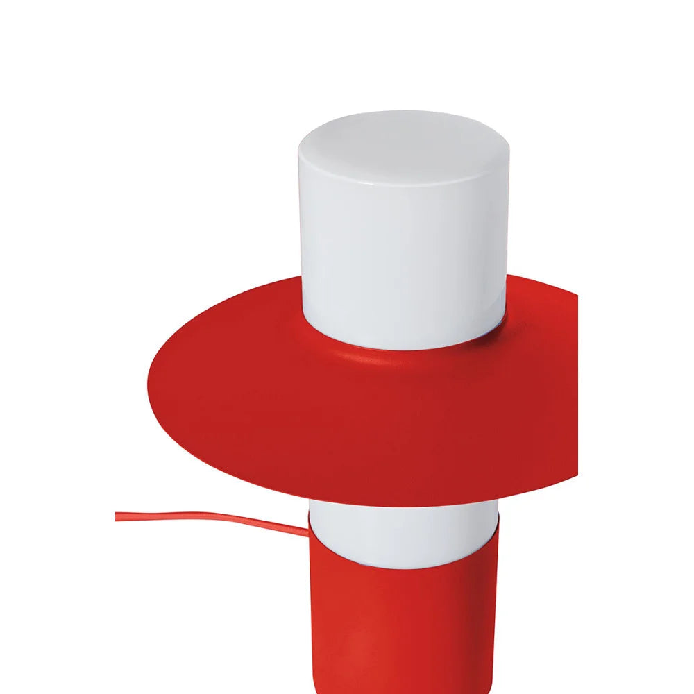 Lampa stołowa CAPONIO czerwono-pomarańczowy – Ummo