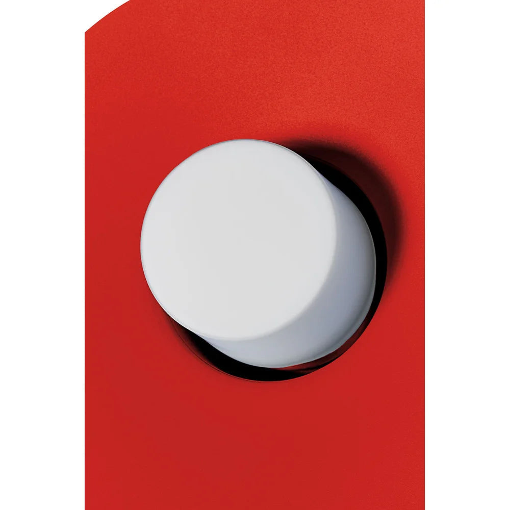 CAPONIO wall lamp in red-orange
