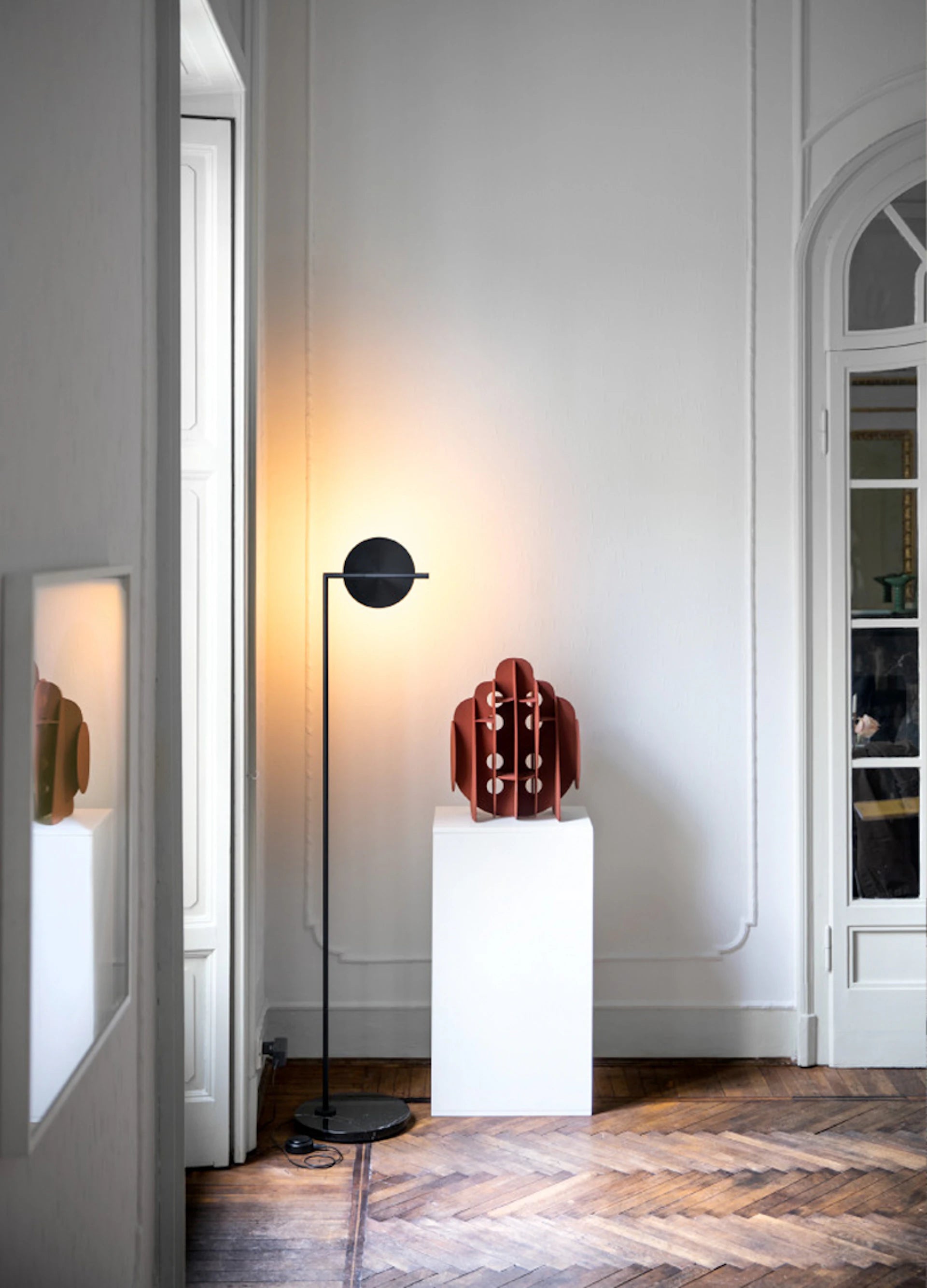 Stojací lampa CAPTAIN FLINT šedá