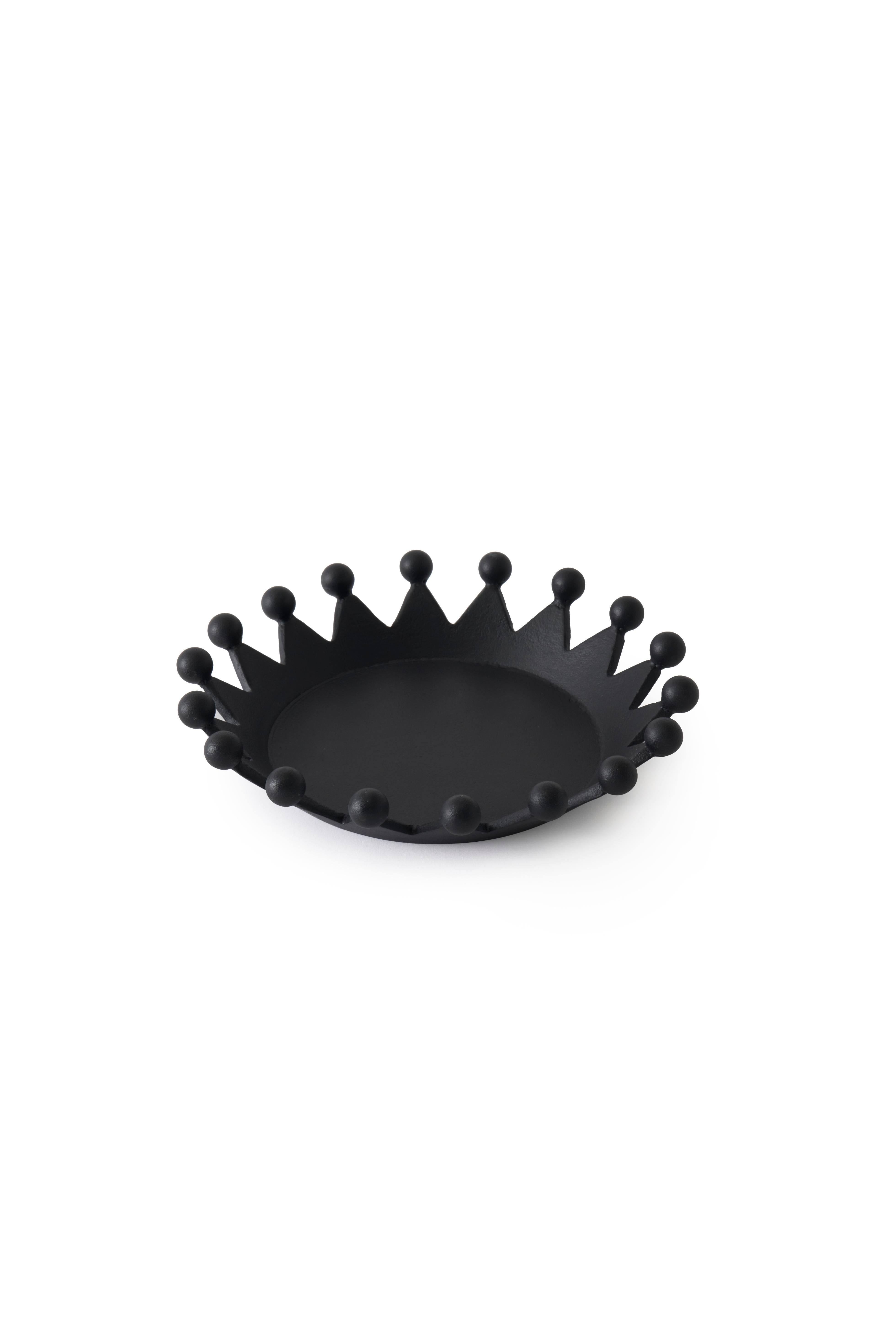 Dekorace CAST CROWN černá