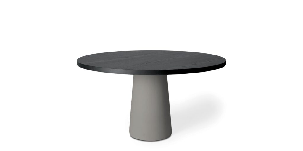 Kulatý stůl CONTAINER z dubového dřeva