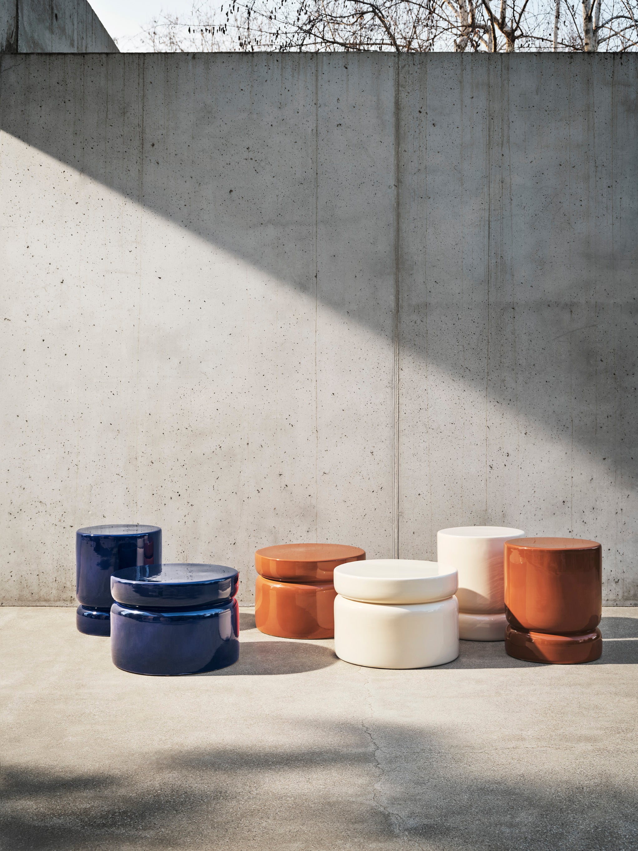 Konferenční stolek BAMBU oranžový