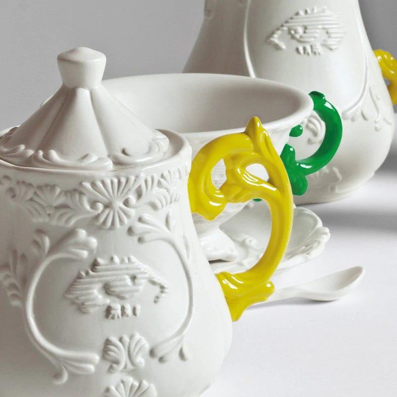 Cukiernica I-WARES I-SUGAR żółty Seletti Eye on Design