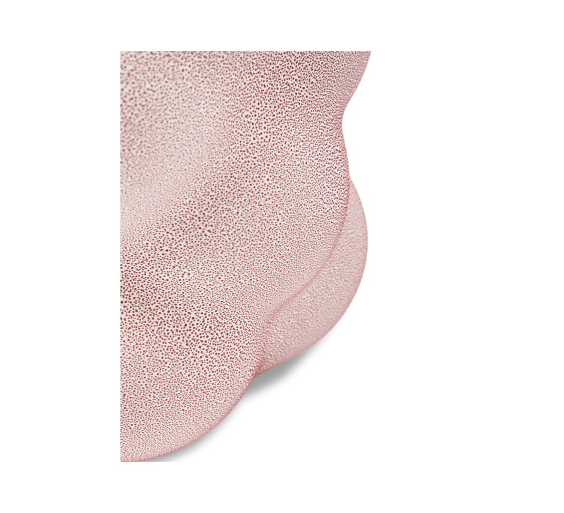 Váza GRAPE korálově červená