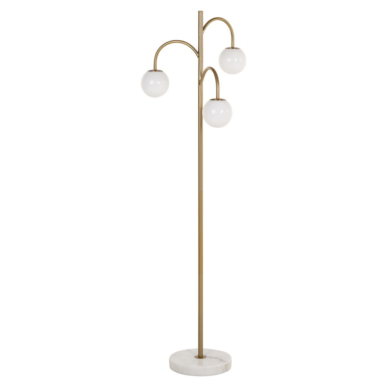 Stojací lampa JANOU zlatá