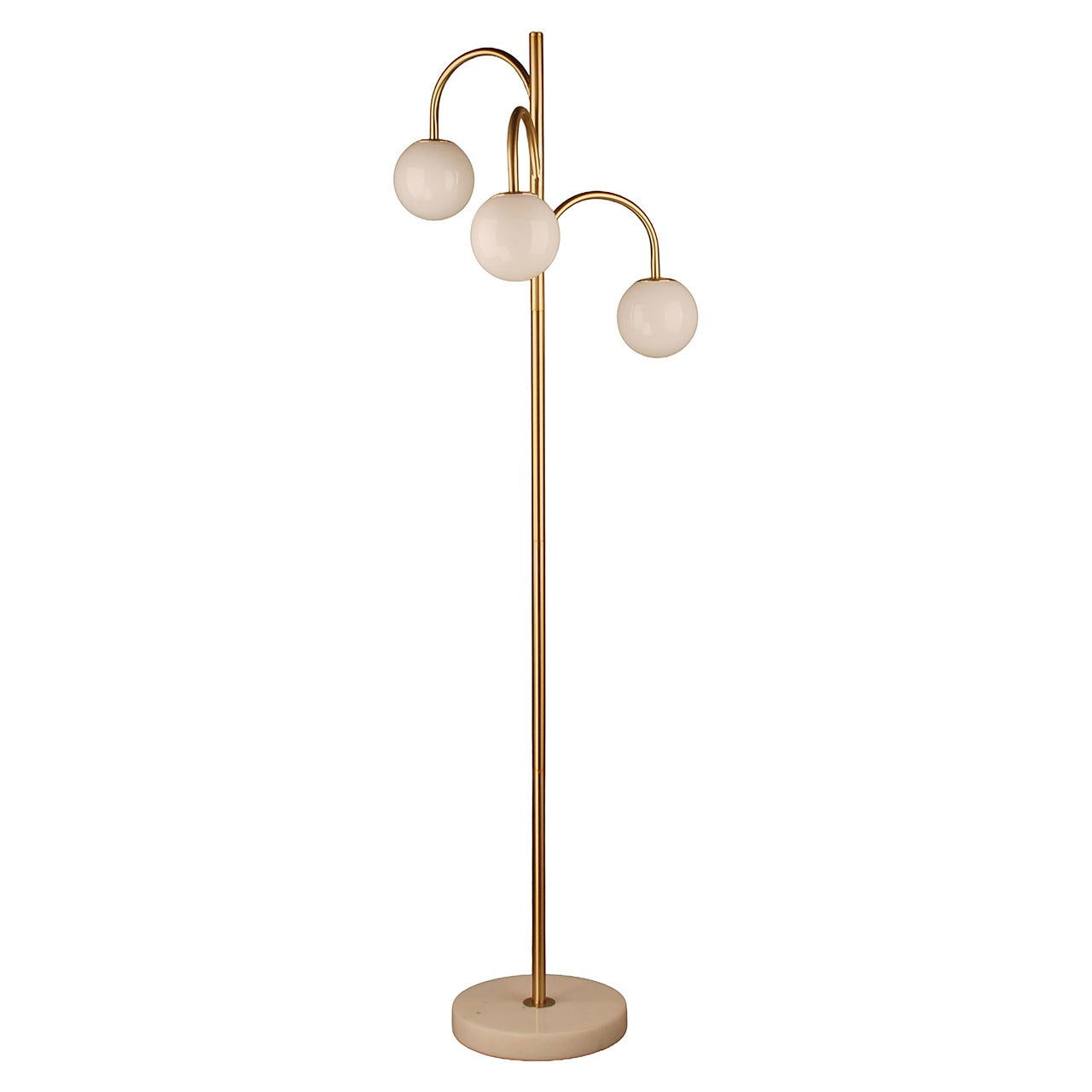 Stojací lampa JANOU zlatá
