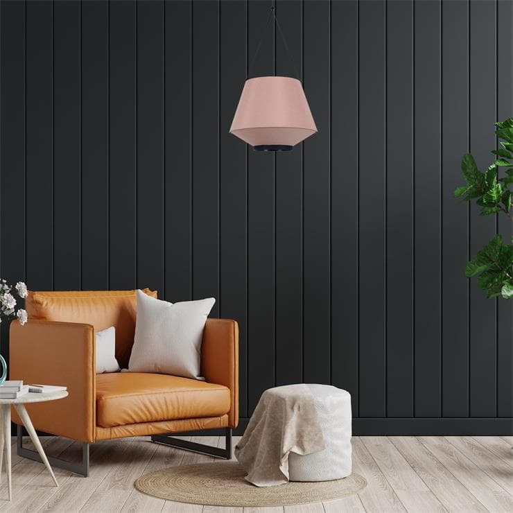 Závěsné svítidlo CARRIE růžové