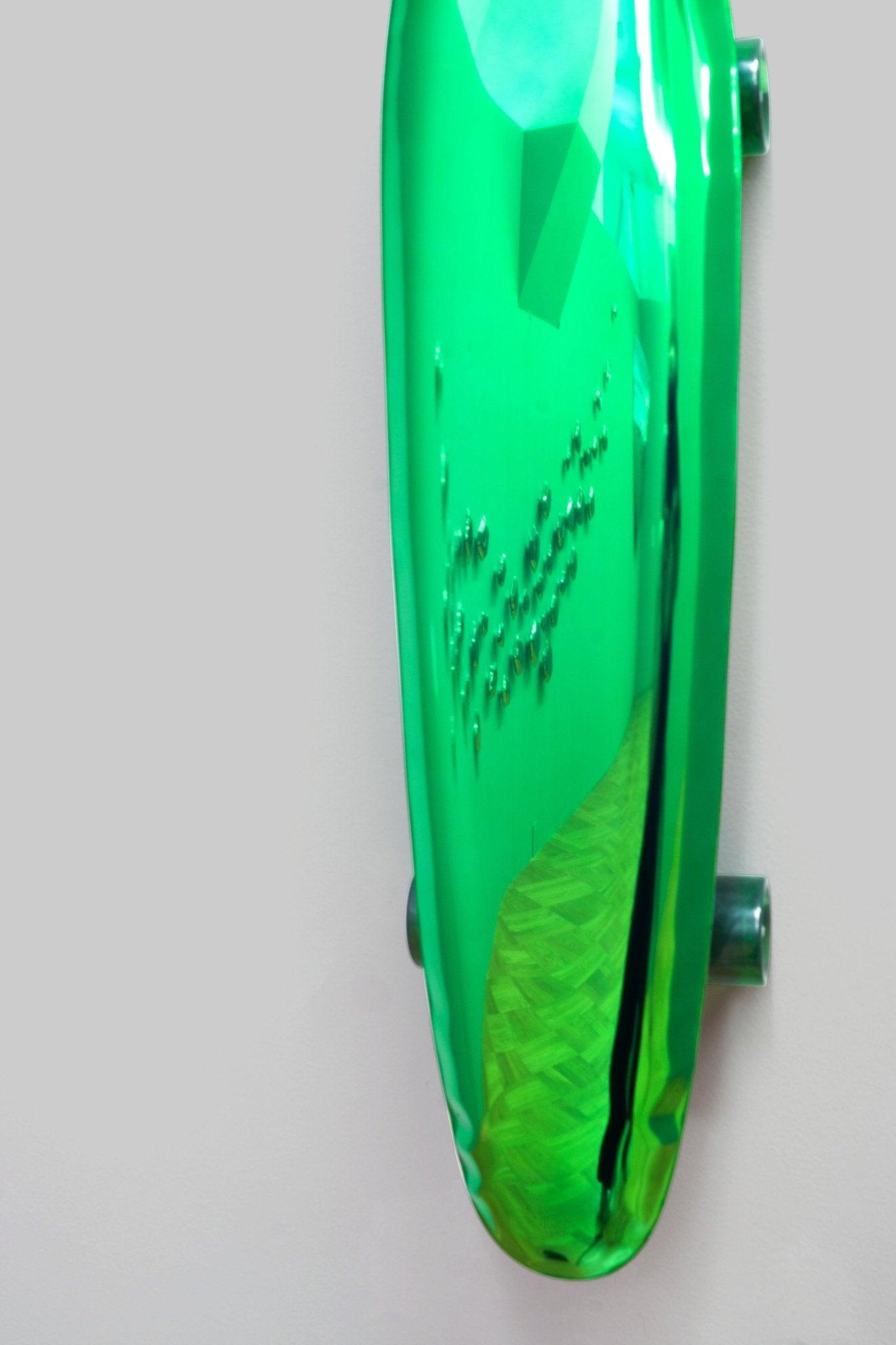 Dekoracja BOLID zielony inox – Zieta Studio