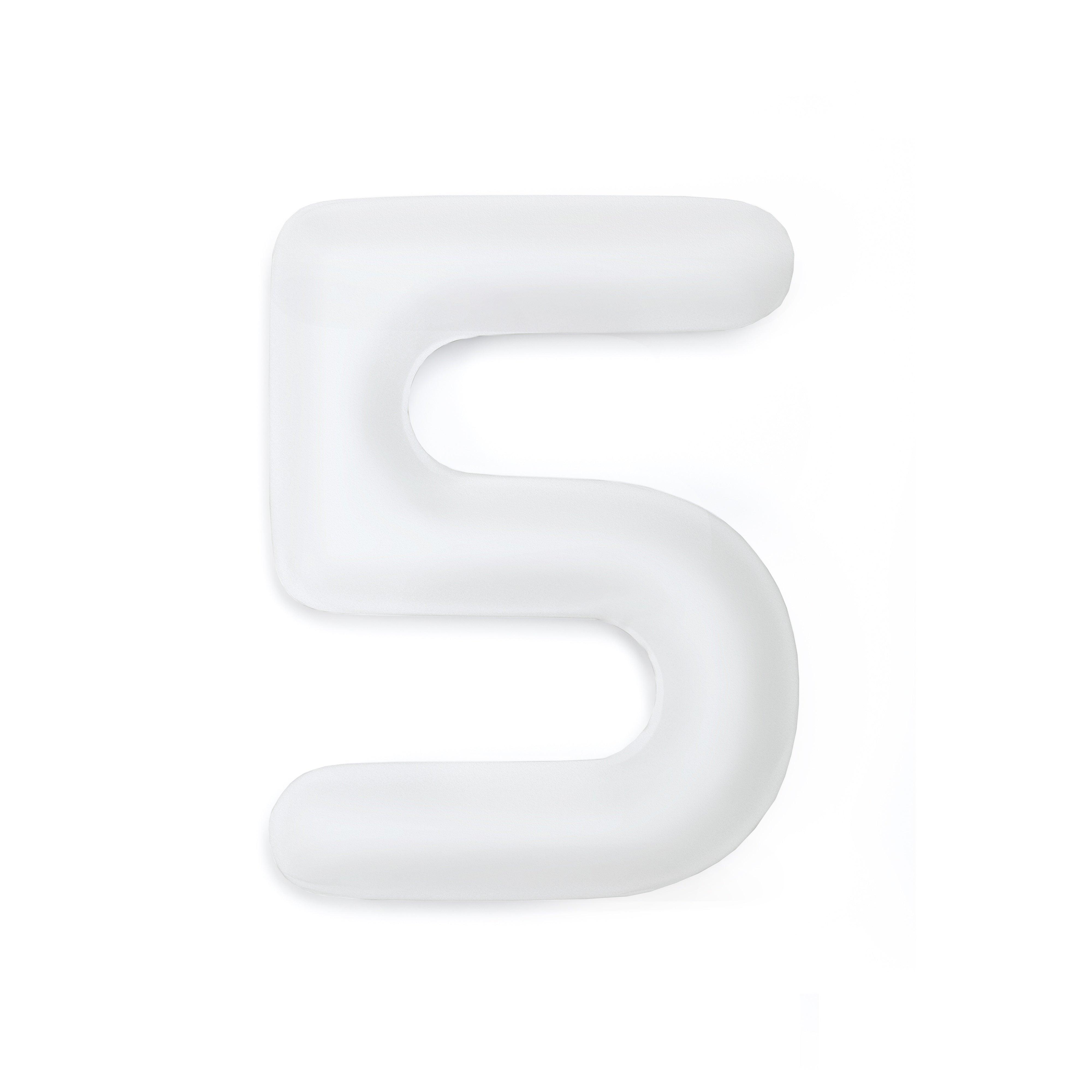 Dekoracja litera alfabetu FIDU biały mat Zieta Studio 5 Eye on Design