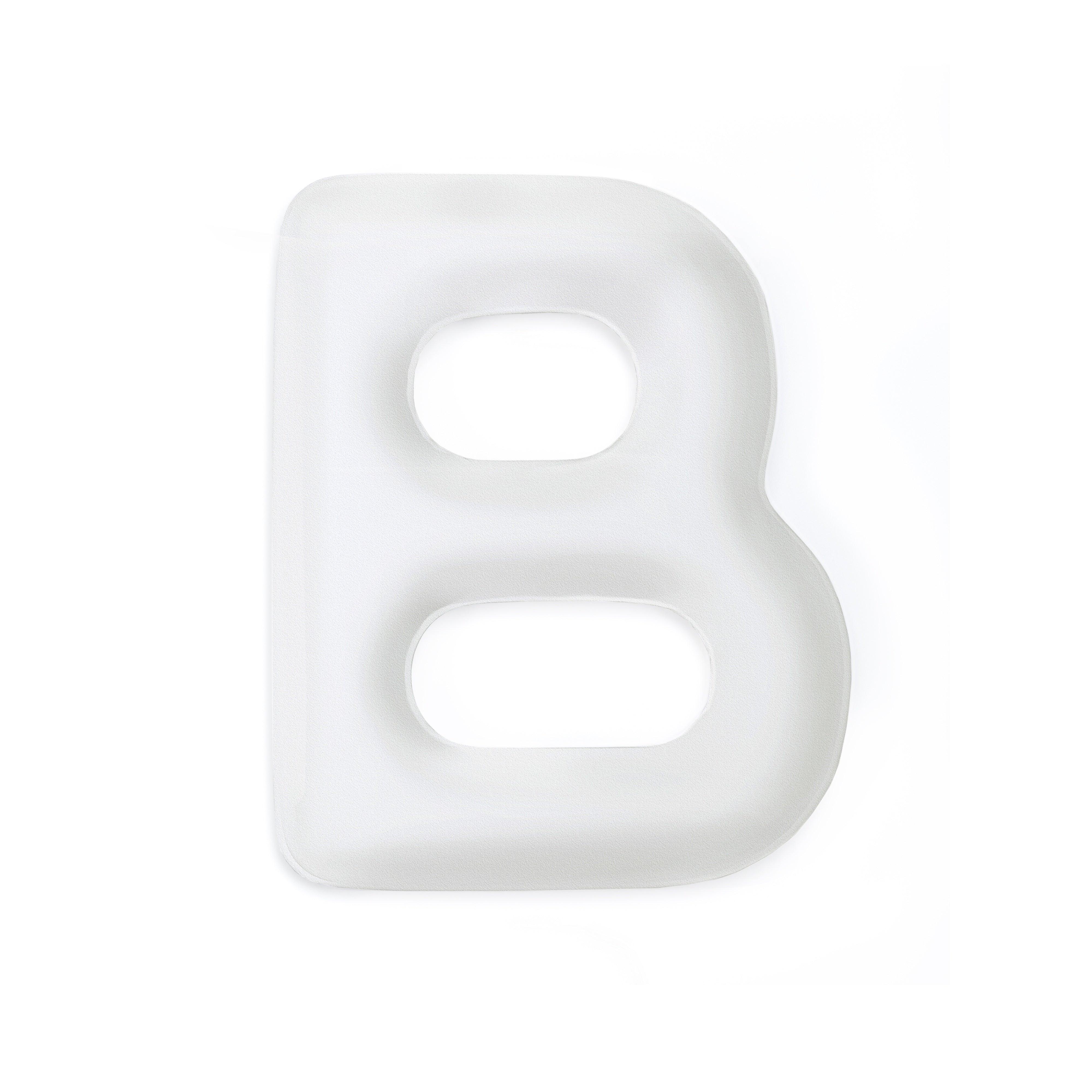 Dekoracja litera alfabetu FIDU biały mat Zieta Studio B Eye on Design