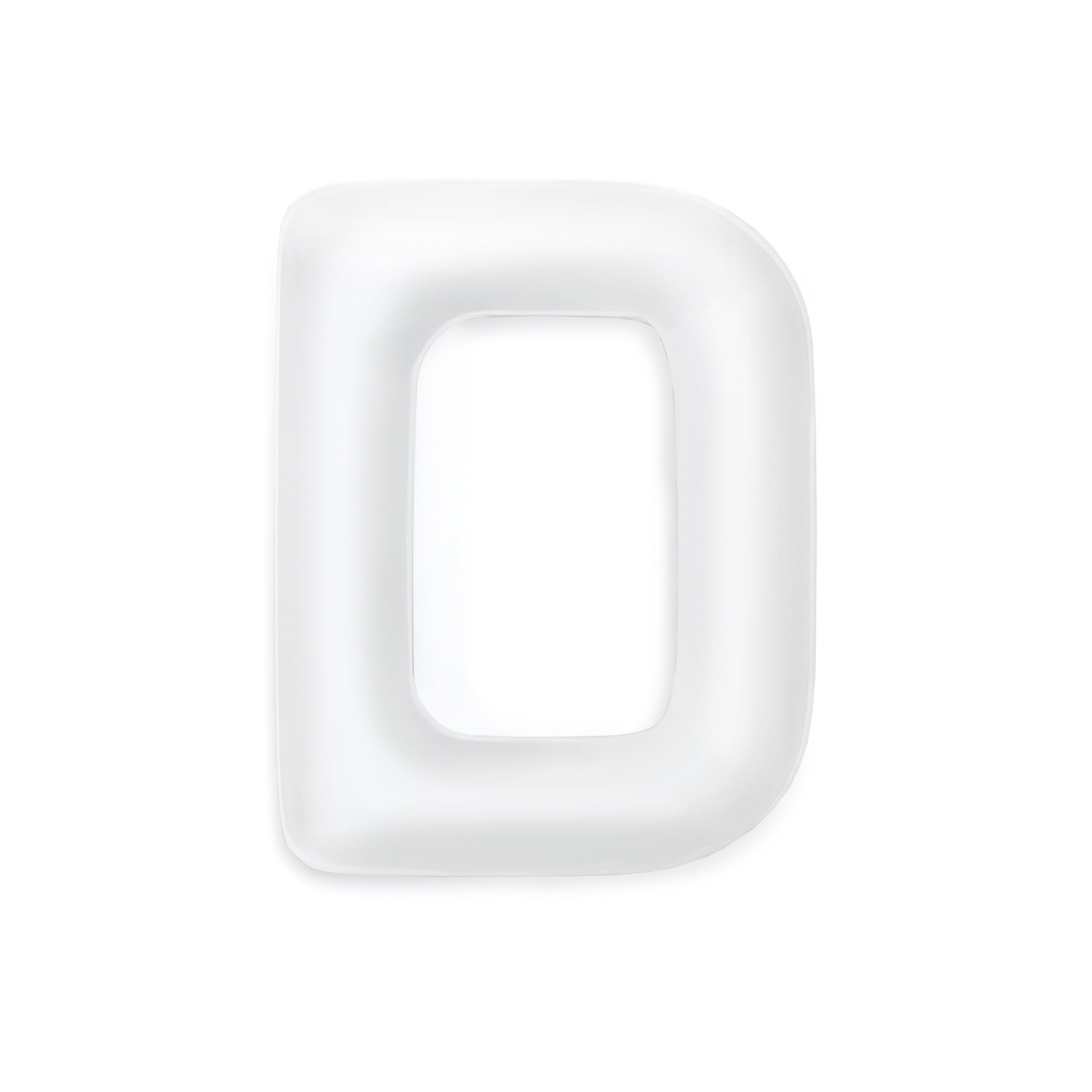 Dekoracja litera alfabetu FIDU biały mat Zieta Studio D Eye on Design