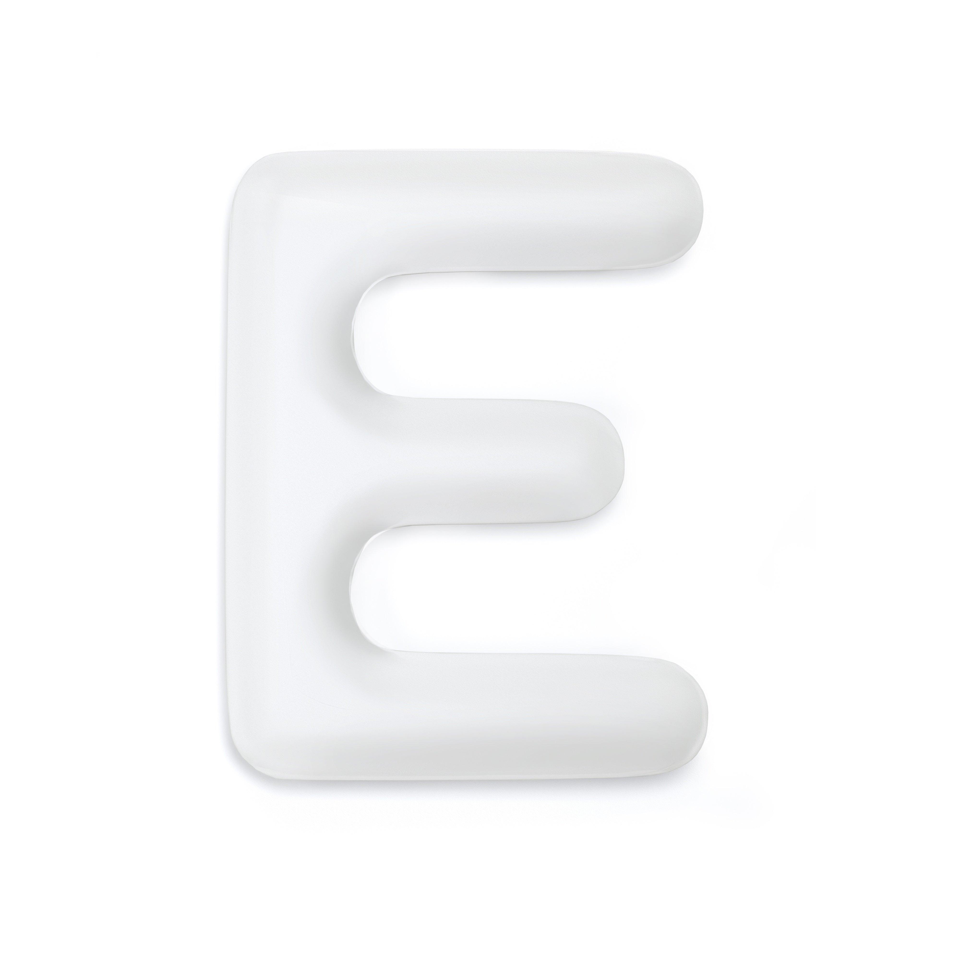 Dekoracja litera alfabetu FIDU biały mat Zieta Studio E Eye on Design