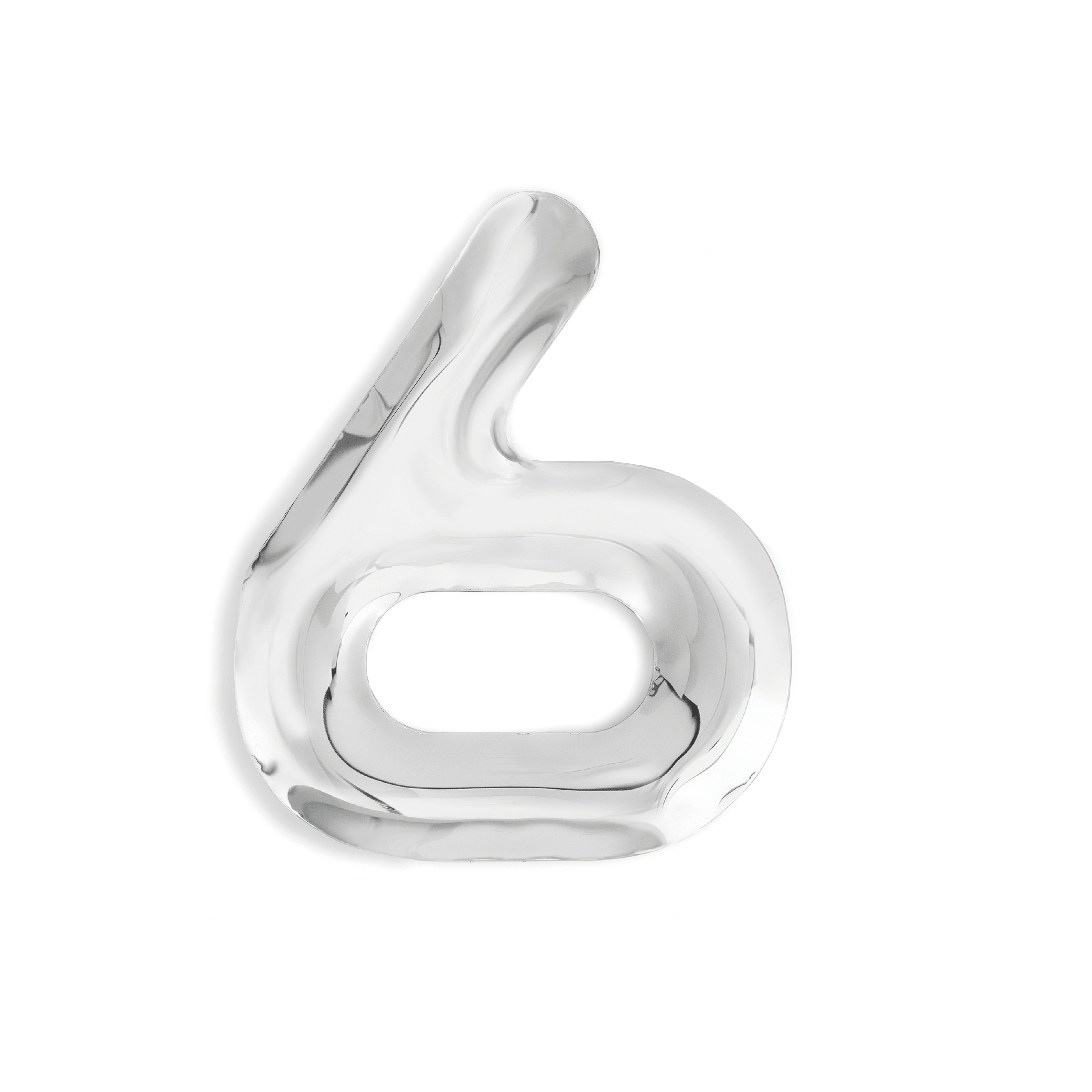 Dekoracja litera alfabetu FIDU inox Zieta Studio 6 Eye on Design