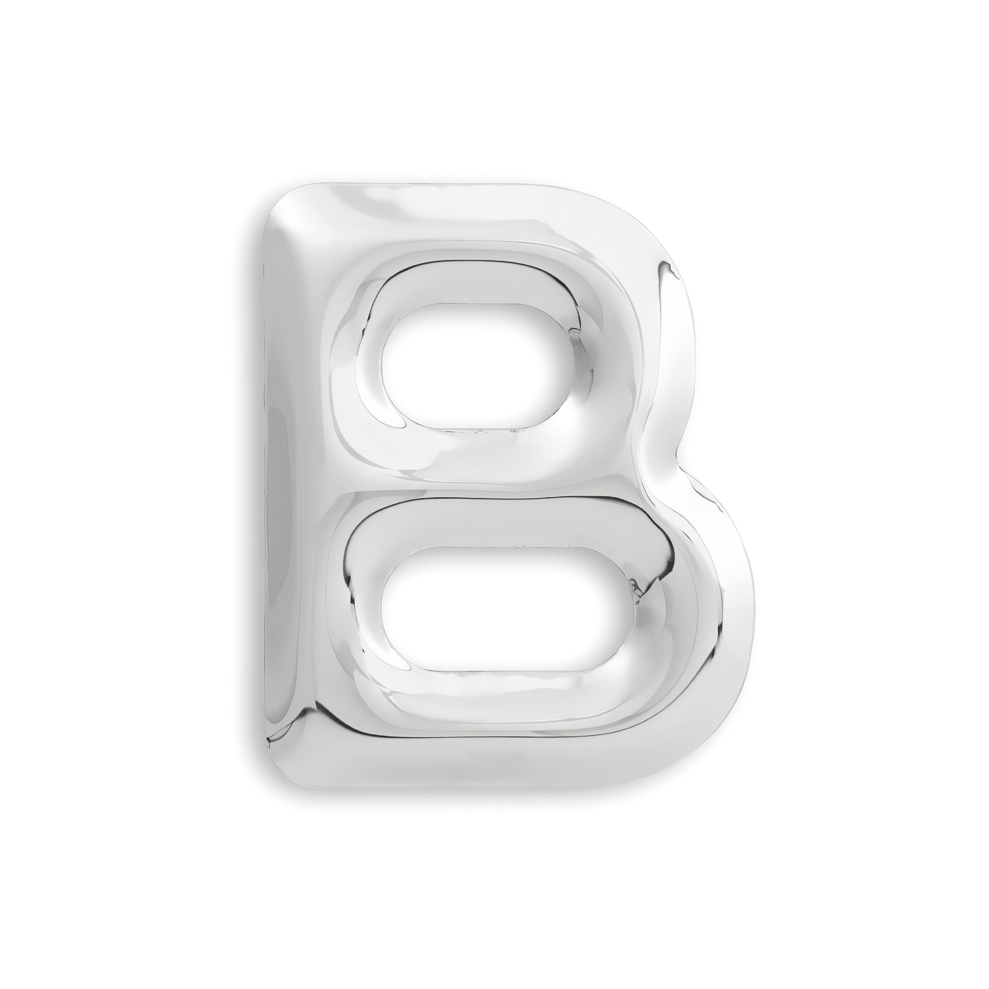 Dekoracja litera alfabetu FIDU inox Zieta Studio B Eye on Design