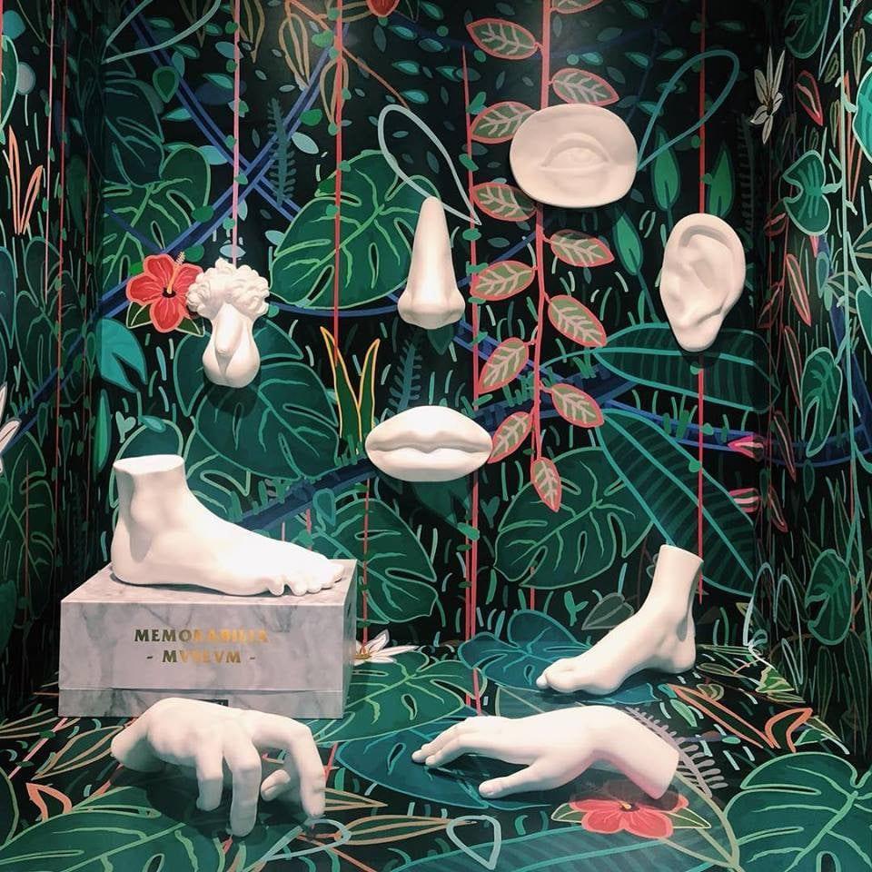 Dekoracja MEMORABILIA MVSEVM MALE FOOT biały Seletti Eye on Design