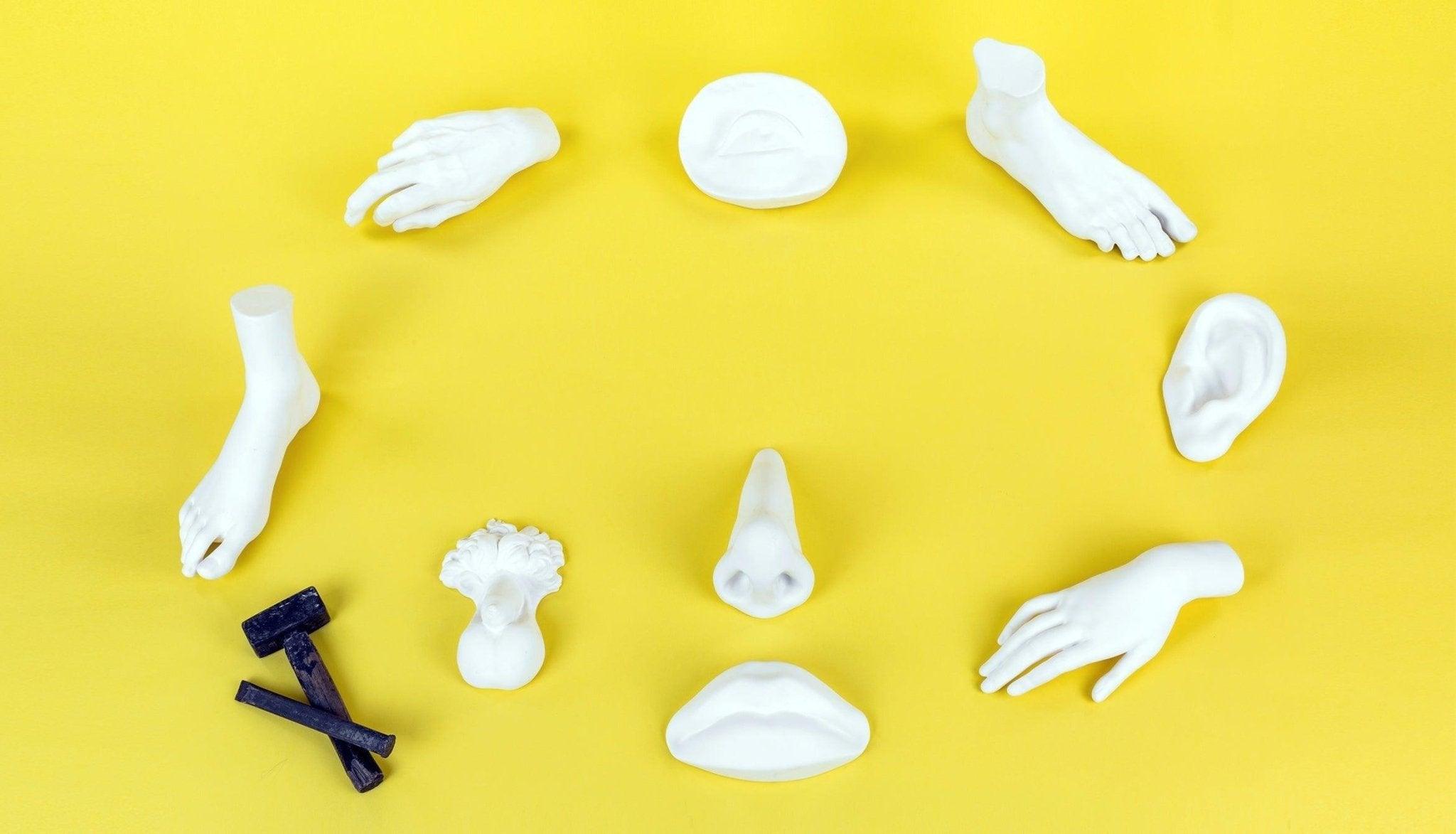 Dekoracja MEMORABILIA MVSEVM MALE HAND biały Seletti Eye on Design