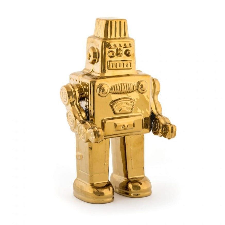 Dekoracja MEMORABILIA MY ROBOT złoty Seletti Eye on Design
