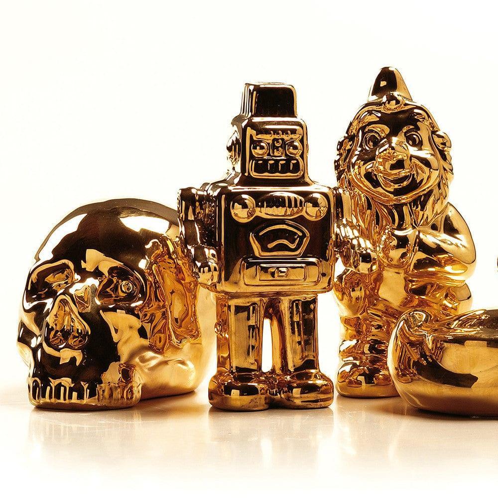 Dekoracja MEMORABILIA MY ROBOT złoty Seletti Eye on Design