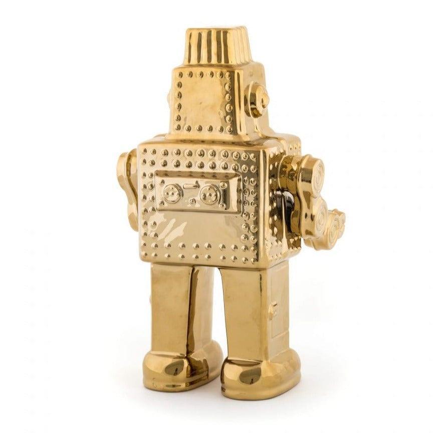 Dekoracja MEMORABILIA MY ROBOT złoty Seletti Eye on Design