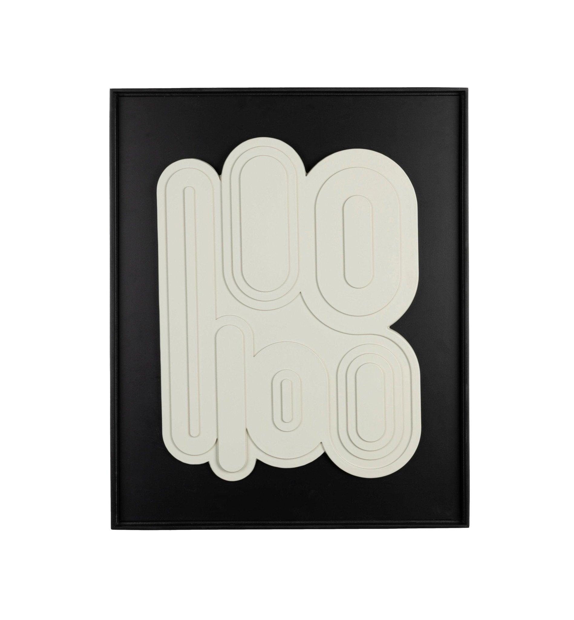 Dekoracja ścienna AUGUST czarny z białym Zuiver Eye on Design