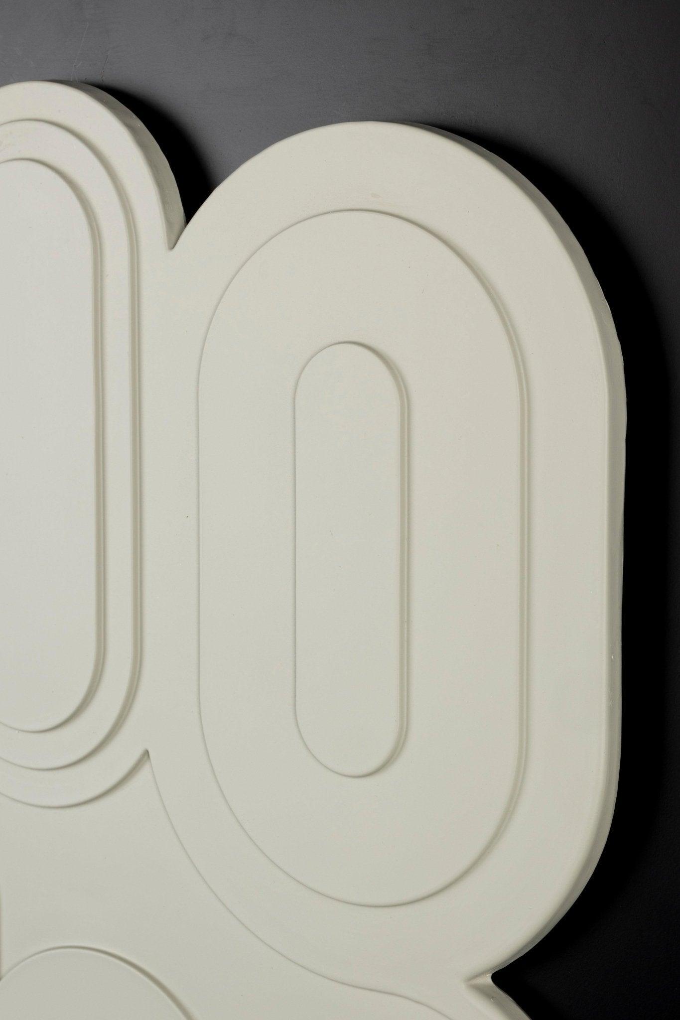 Dekoracja ścienna AUGUST czarny z białym Zuiver Eye on Design