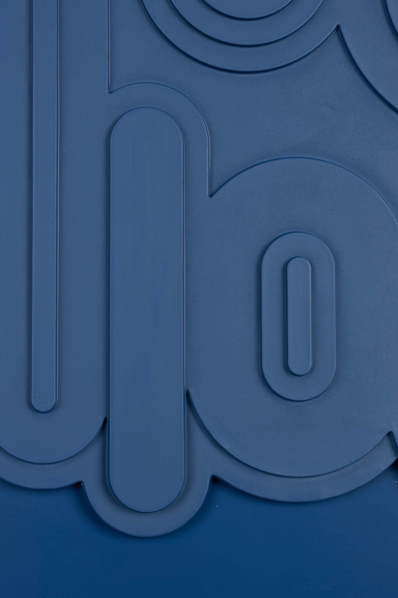 Dekoracja ścienna AUGUST niebieski Zuiver Eye on Design