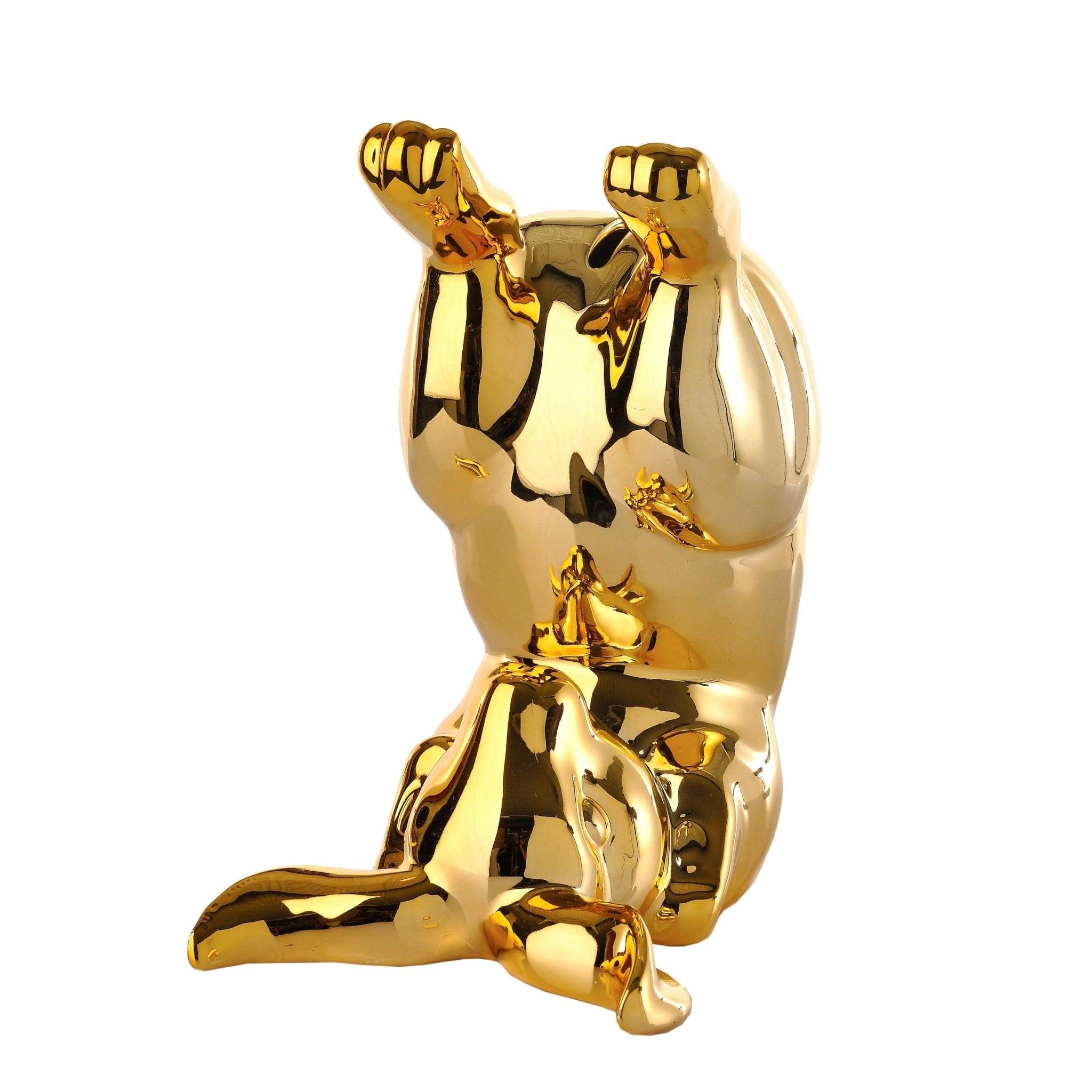 Dekoracyjna skarbonka BUNNY BUM złoty Pols Potten Eye on Design