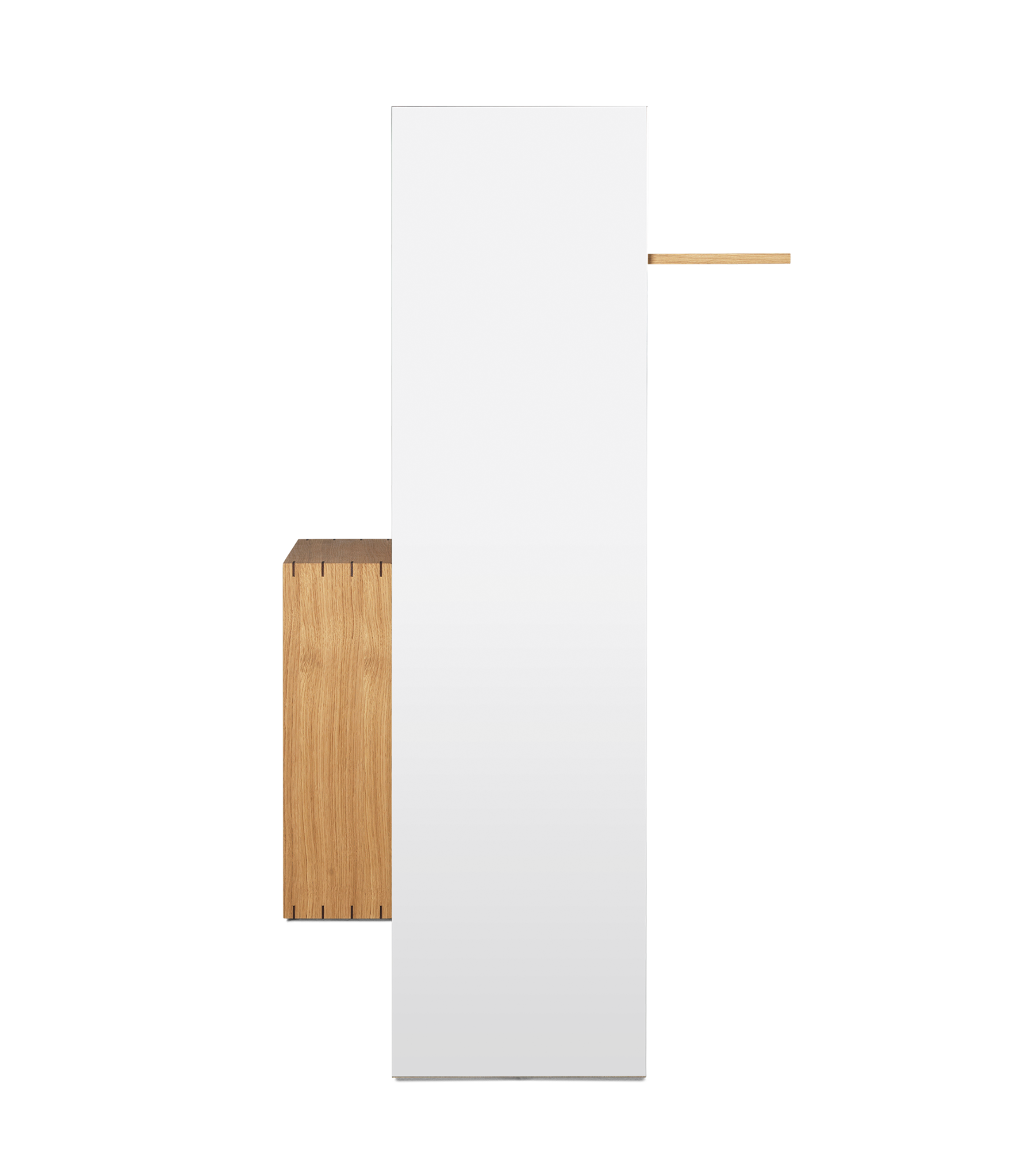 Skříňka se zrcadlem BON HALLWAY CABINET olejovaný dub