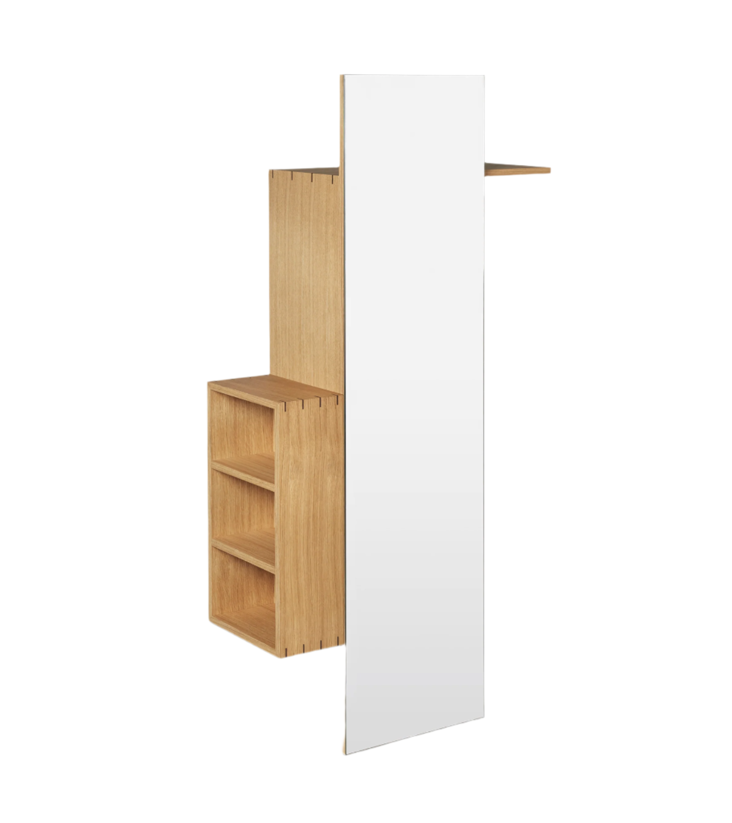 Skříňka se zrcadlem BON HALLWAY CABINET olejovaný dub