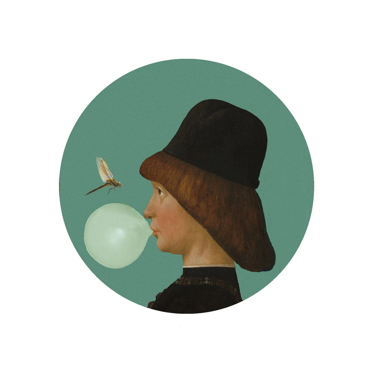 Wall Lamp DOTS LIGHTING - BOY AND DRAGONFLY green