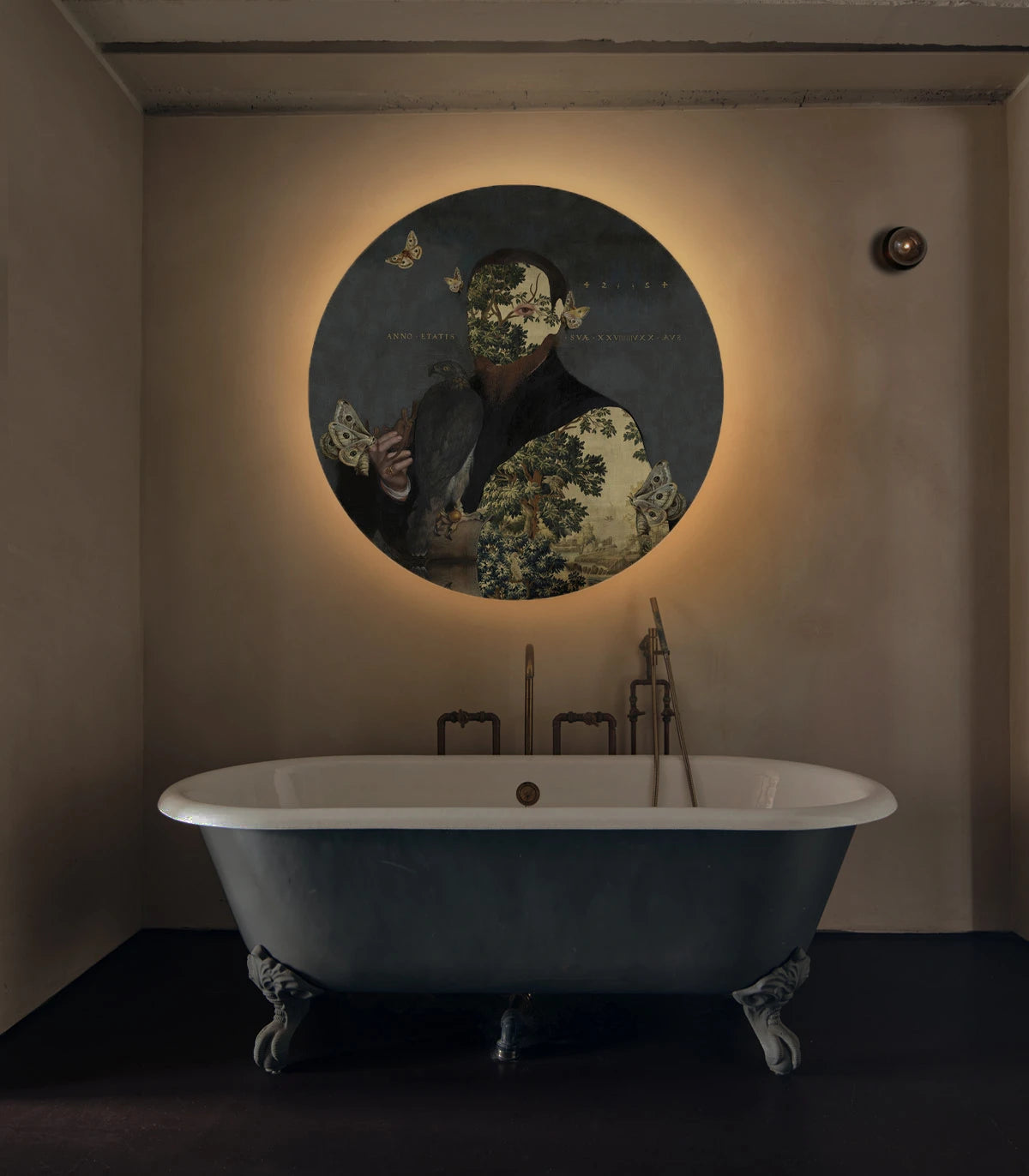 Wall Lamp DOTS LIGHTING - GENTLEMAN MOTH Dark Gray