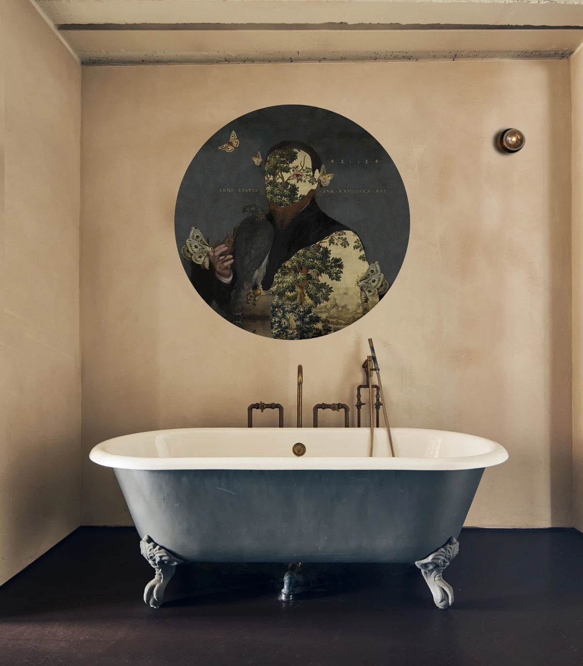 Wall Lamp DOTS LIGHTING - GENTLEMAN MOTH Dark Gray