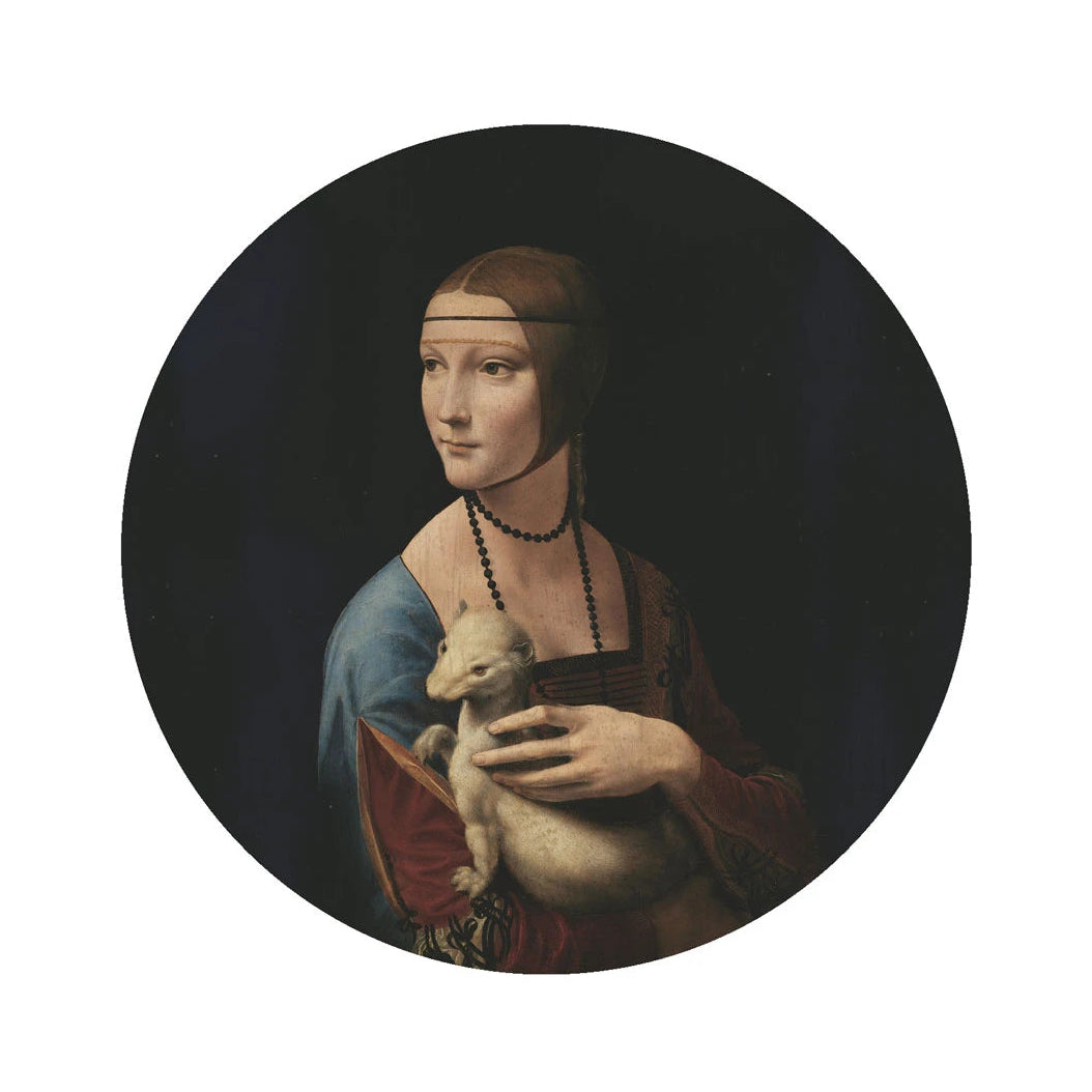 Wall Lamp DOTS LIGHTING - LADY WITH AN ERMINE black