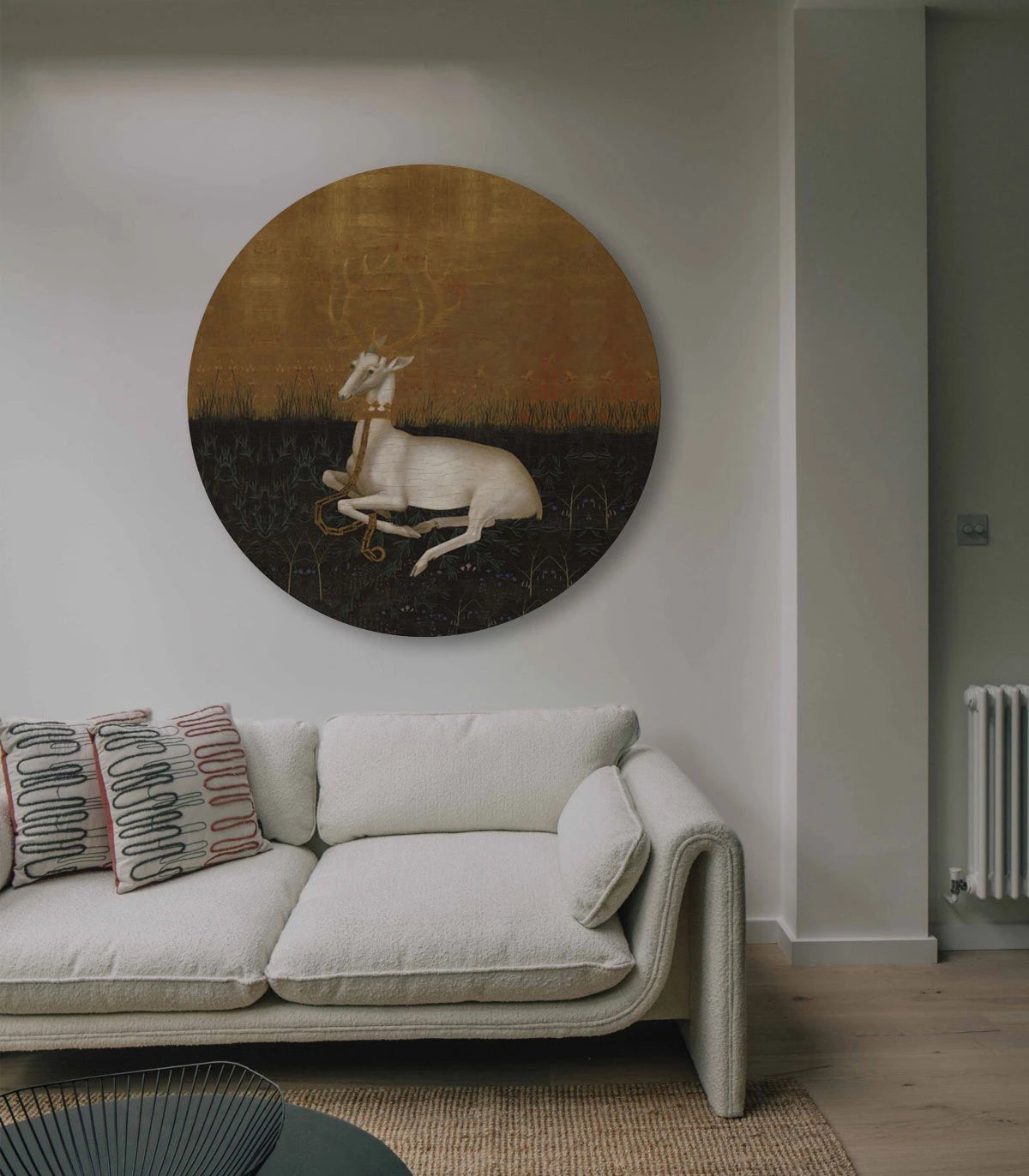 Nástěnná lampa DOTS LIGHTING - MAJESTIC REST zlatá se zelenou