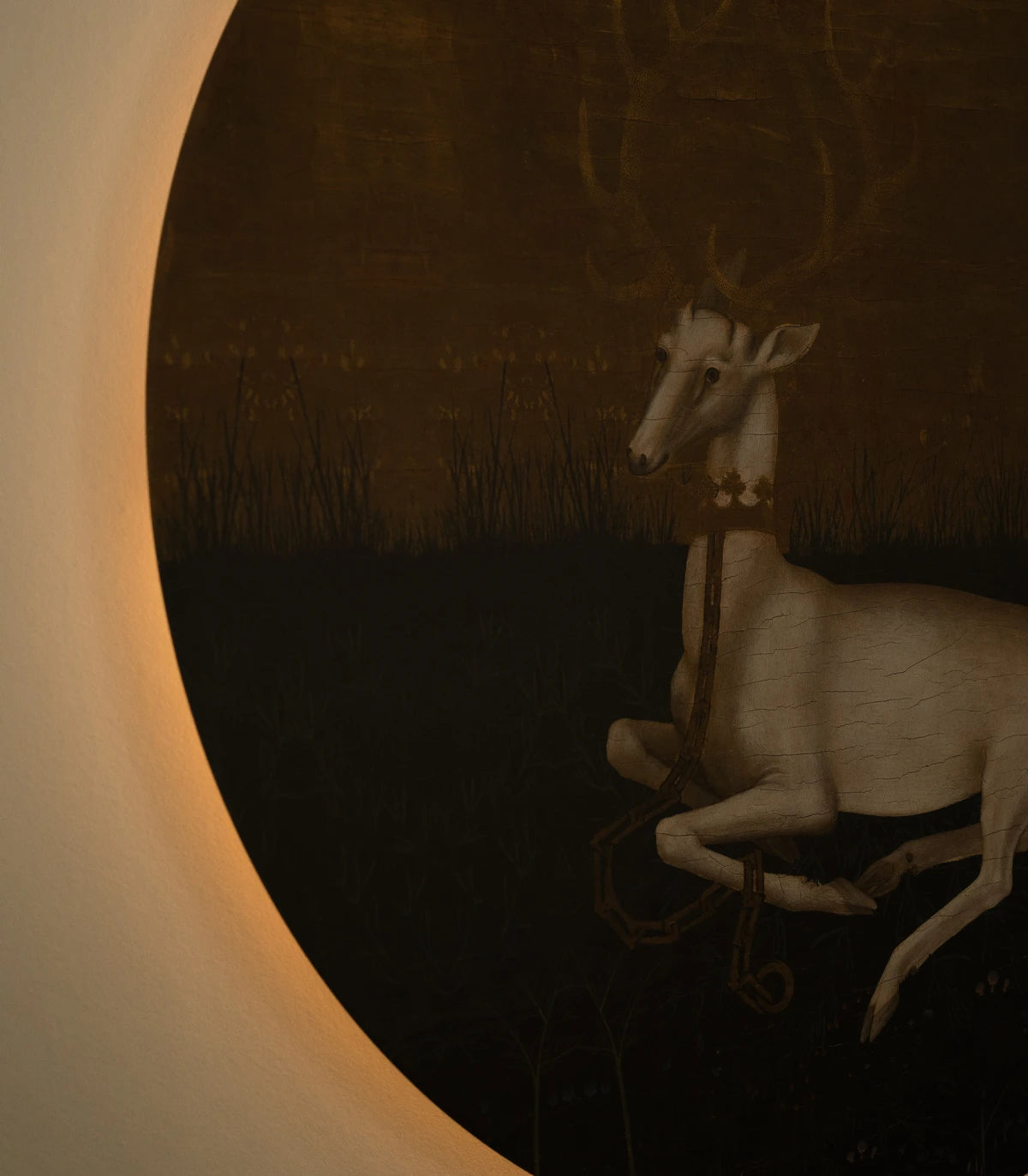 Nástěnná lampa DOTS LIGHTING - MAJESTIC REST zlatá se zelenou