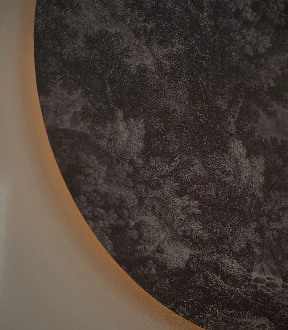 Wall lamp DOTS LIGHTING - PICTURESQUE VALLEY OF SERENITY gray