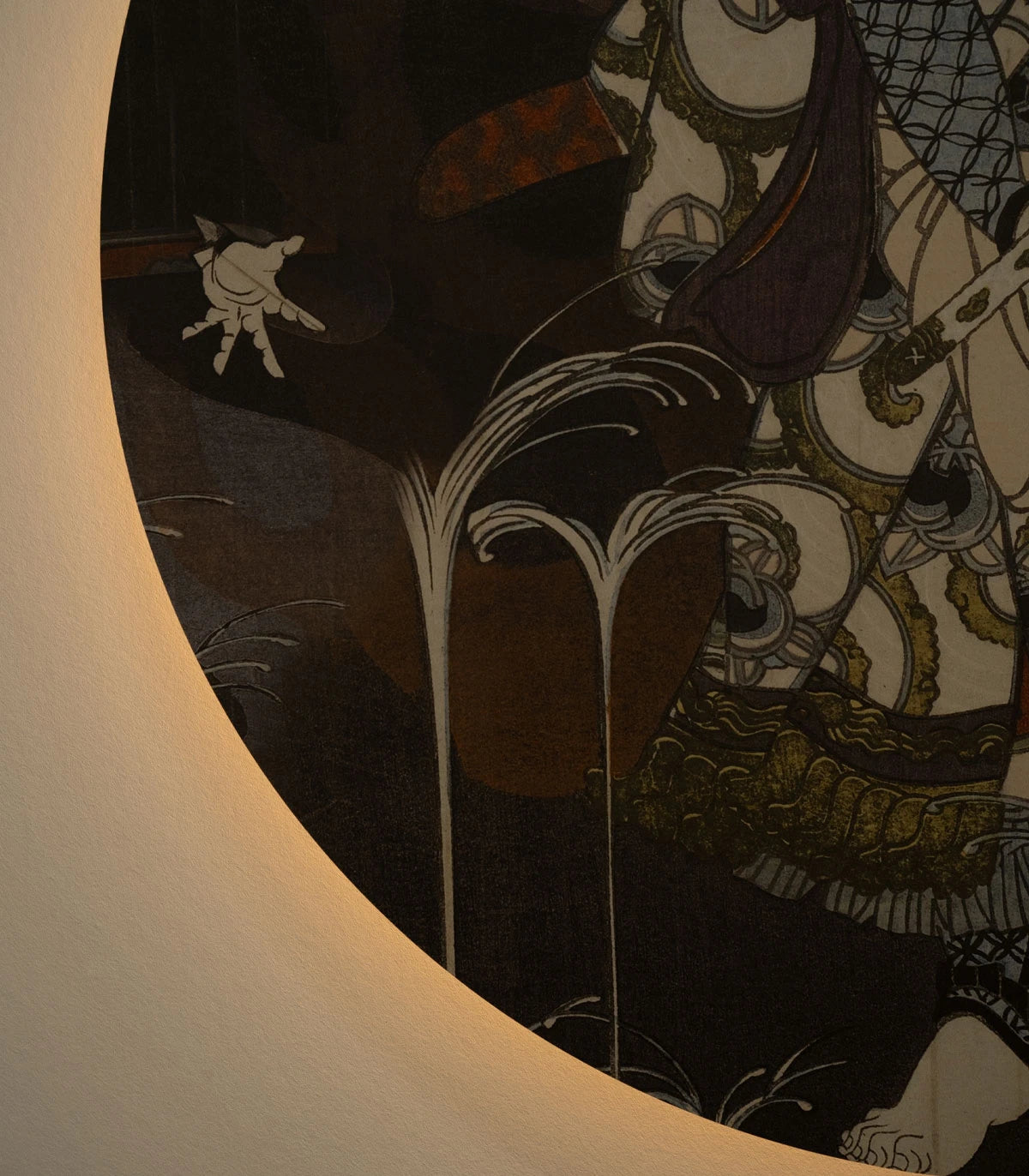 Nástěnná lampa DOTS LIGHTING - SHOGUNS SHADOW šedá