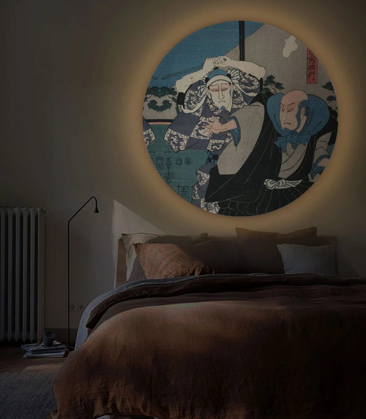 Nástěnná lampa DOTS LIGHTING - ZEN WARRIORS tmavě modrá