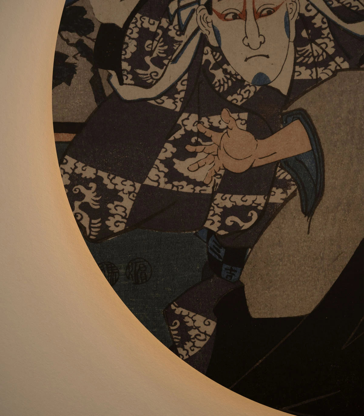 Nástěnná lampa DOTS LIGHTING - ZEN WARRIORS tmavě modrá