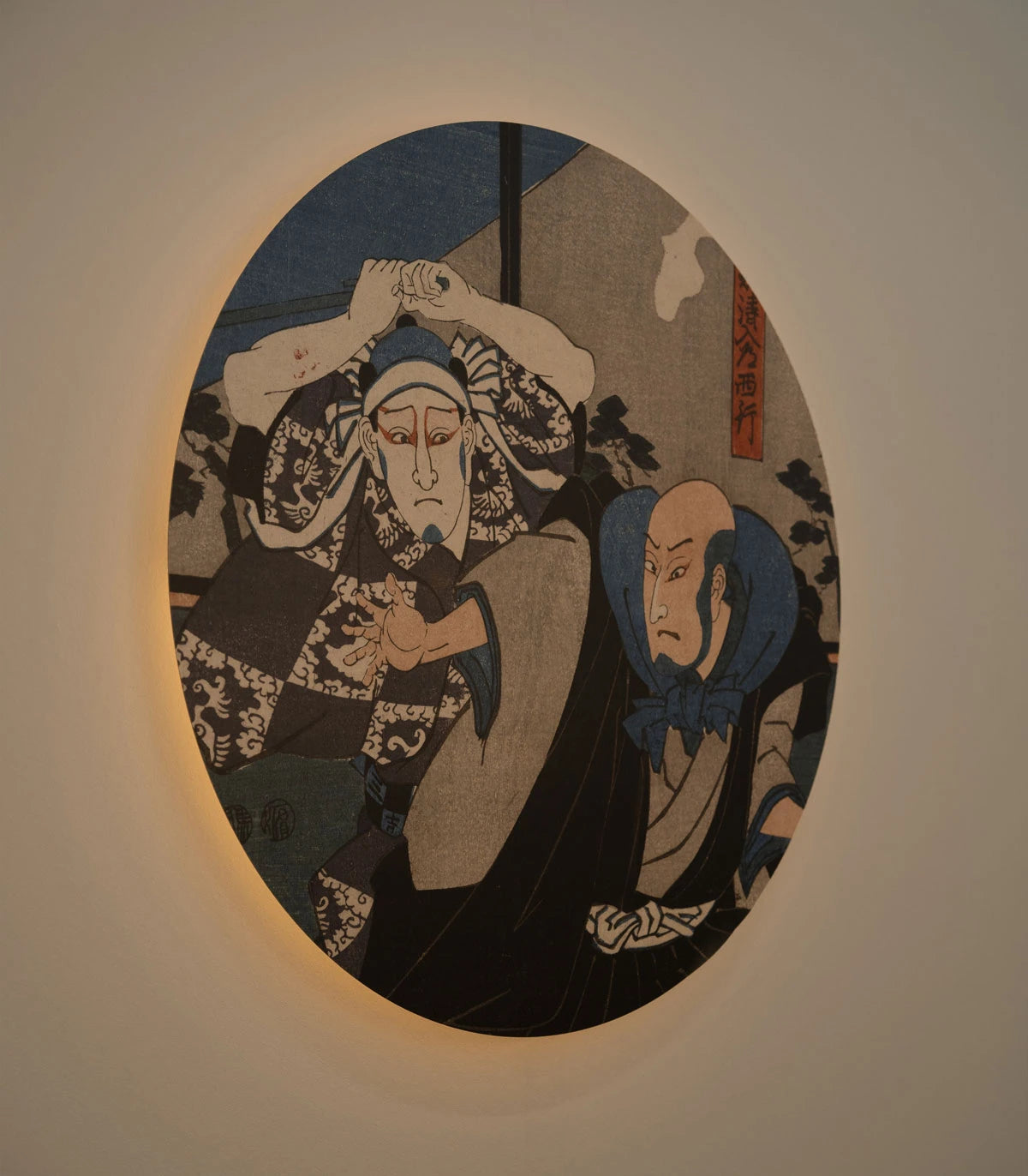 Nástěnná lampa DOTS LIGHTING - ZEN WARRIORS tmavě modrá