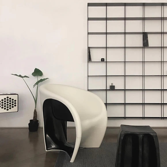 Křeslo MT1 bílo-červené