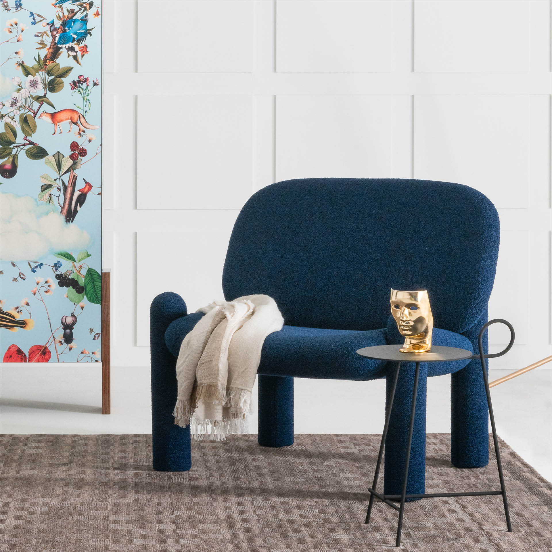 Carmina Black Side Table