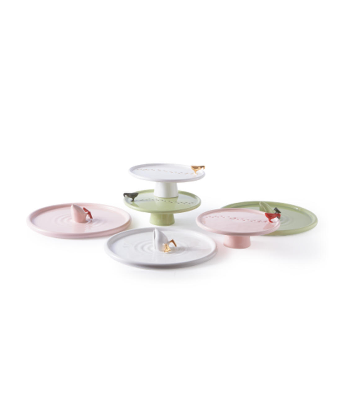 Talíř POTÁPĚJÍCÍ KACHNA bílý