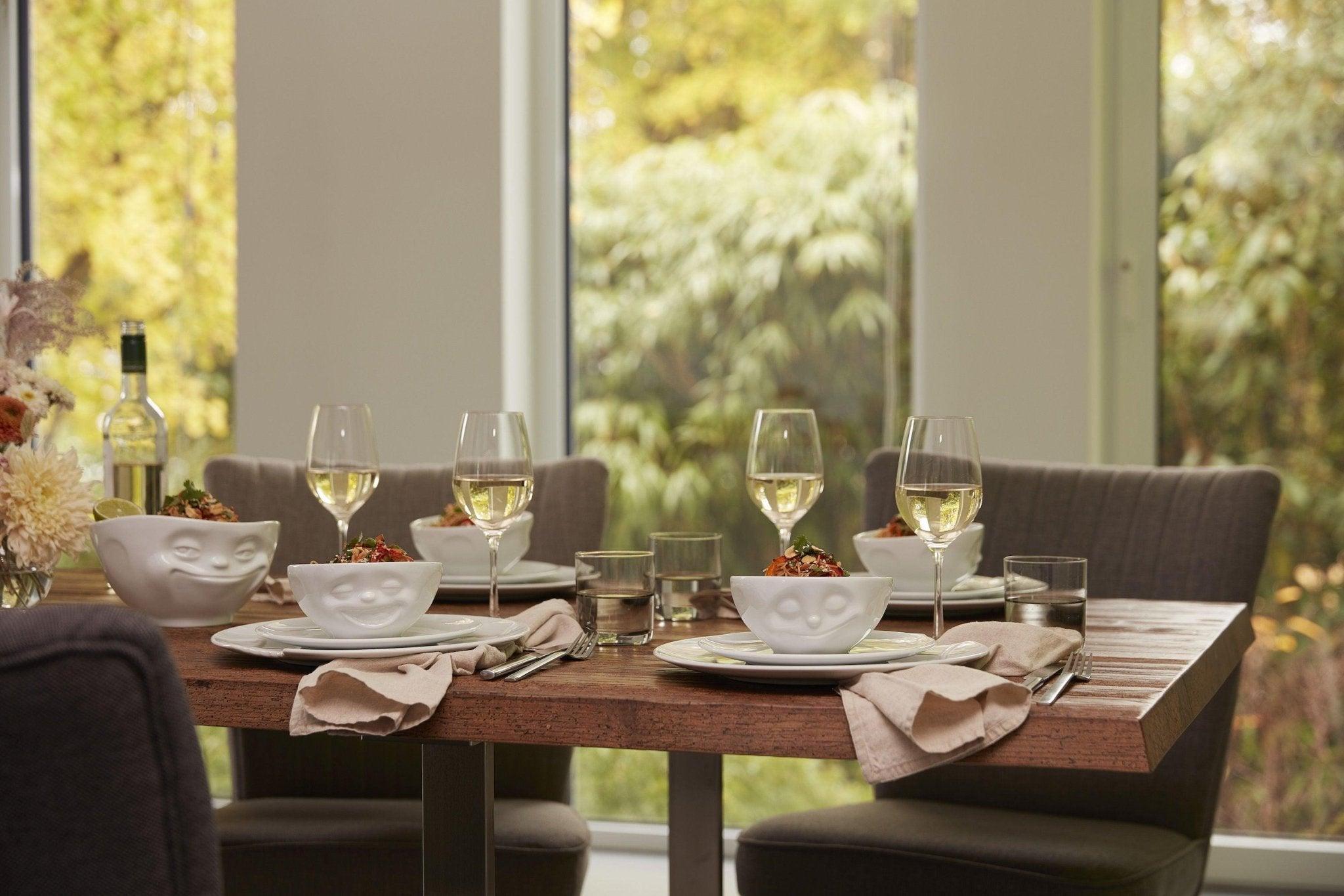 Duża miska GRINNING biały 58products Eye on Design