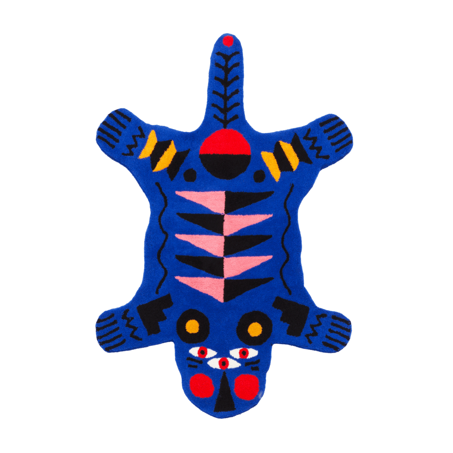 Dywan BLUE PANTHER niebieski Qeeboo Eye on Design