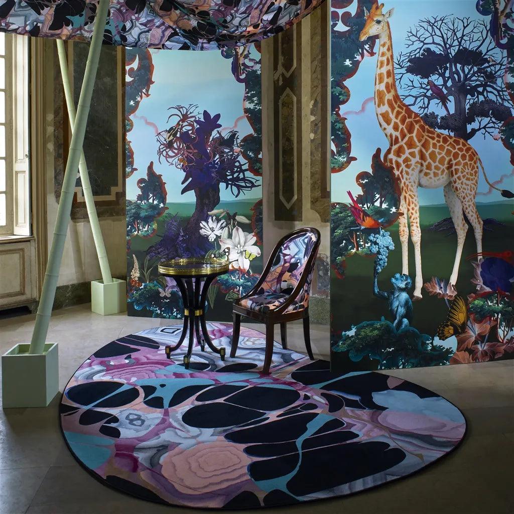 Dywan KAOSCOPE CENDRE marmurkowy print Christian Lacroix Eye on Design