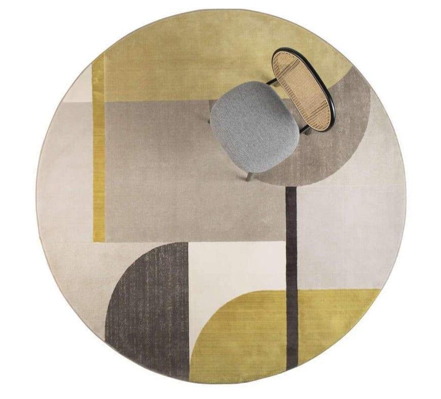 Dywan okrągły HILTON żółty - 240 cm Zuiver Eye on Design